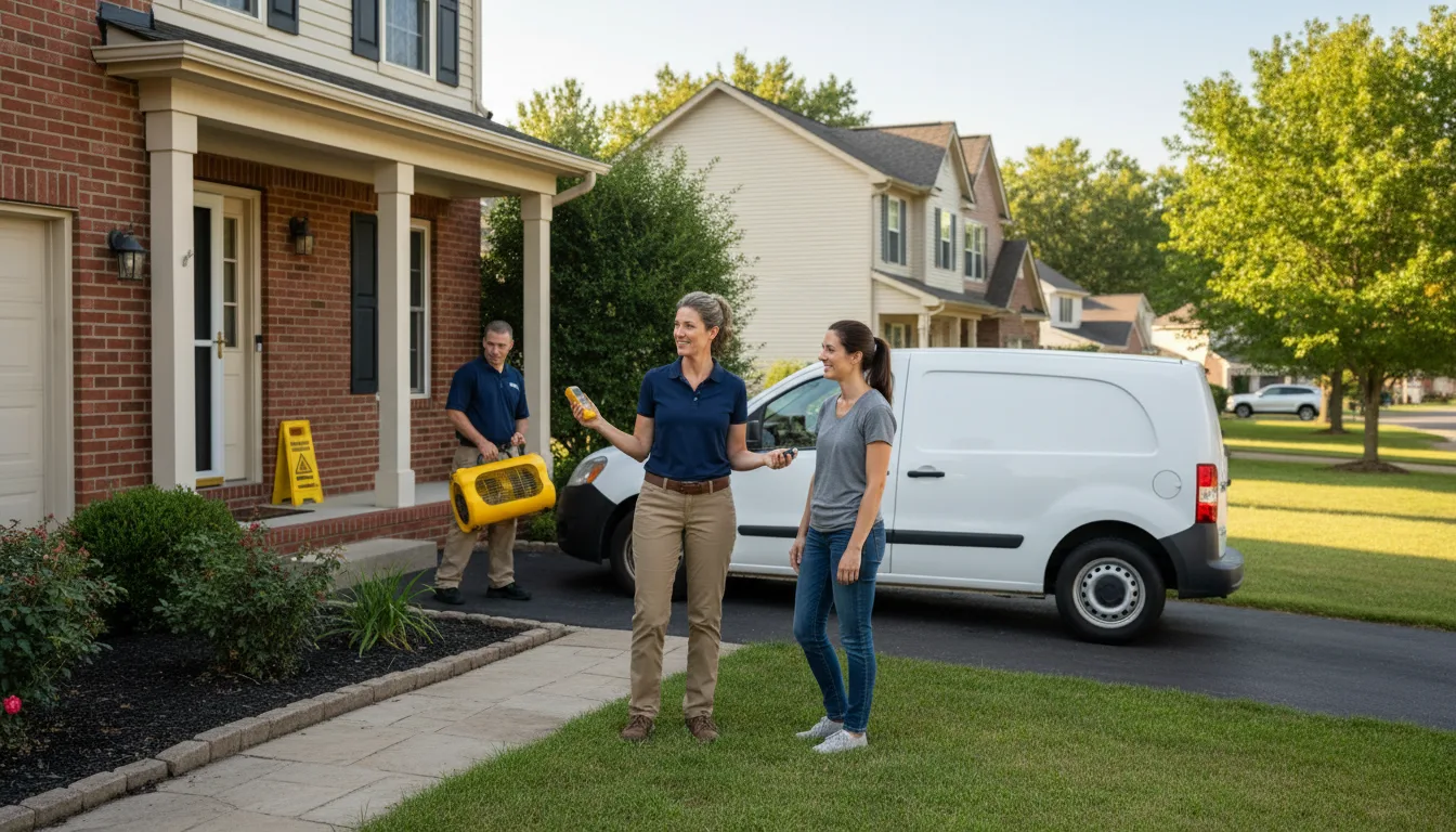 Residential water damage restoration in Schaefferstown, PA
